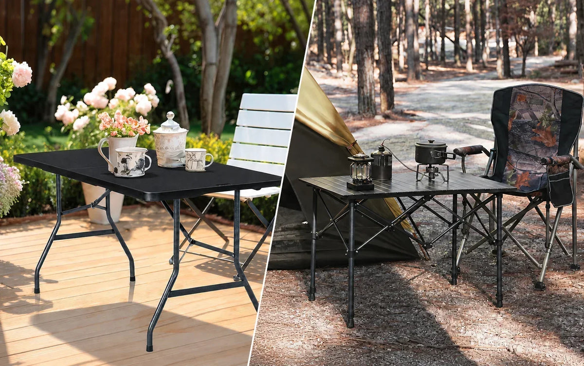 Why Different Spaces Need Different Folding Tables: Home, Backyard, Events & Camping