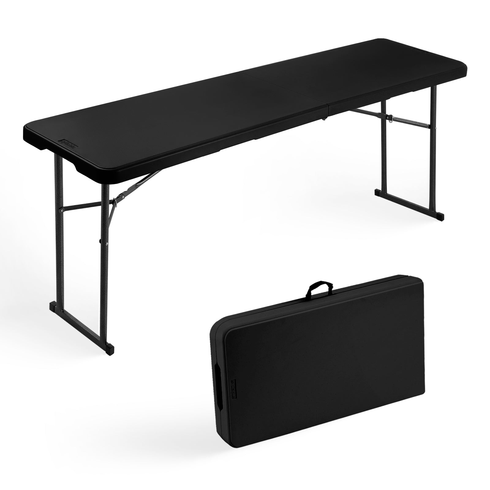 6FT Narrow Folding Table