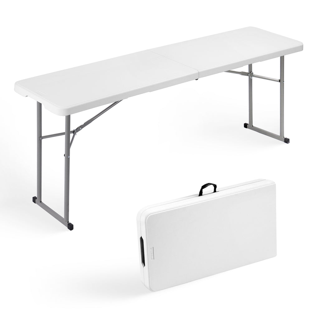 6FT Narrow Folding Table