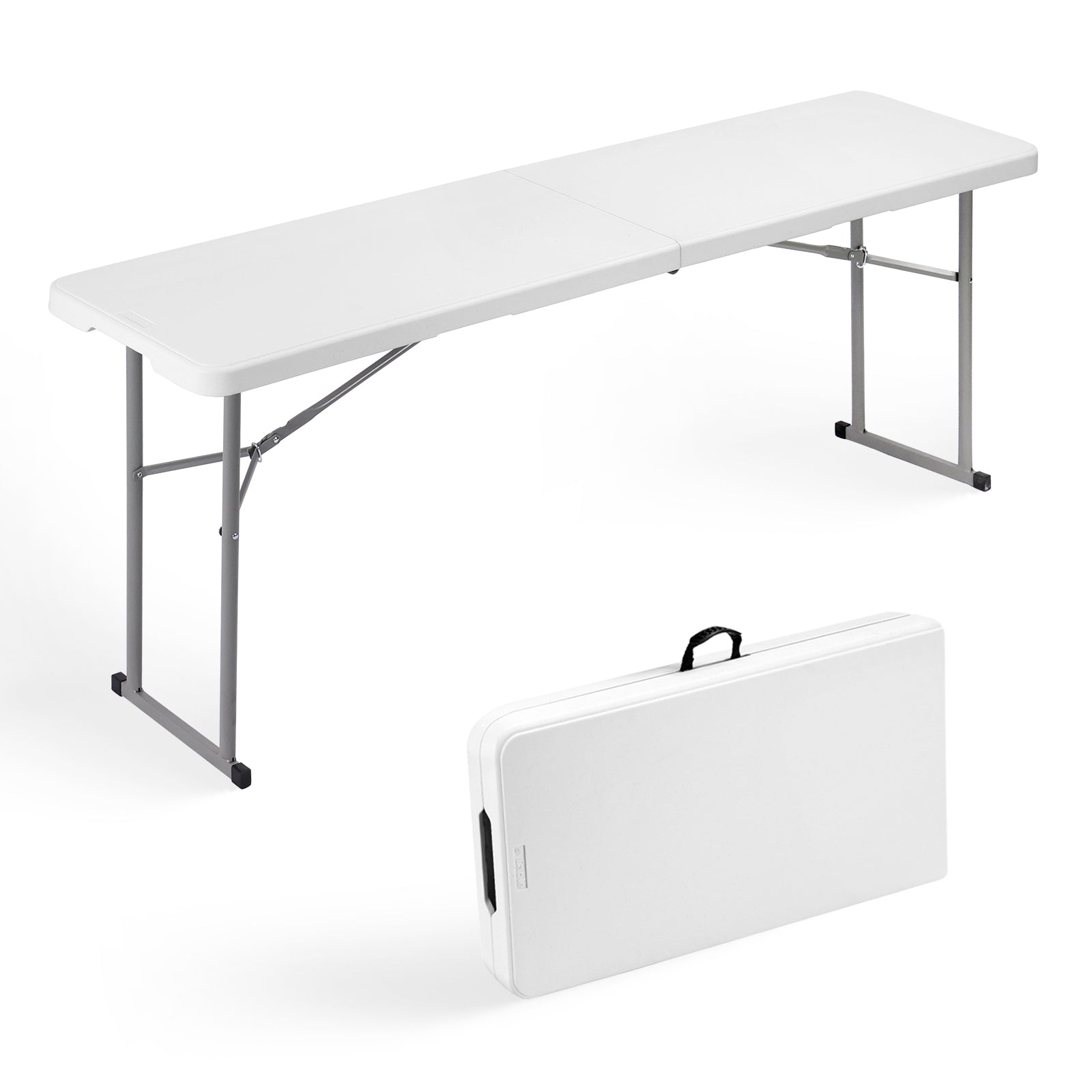 6FT Narrow Folding Table