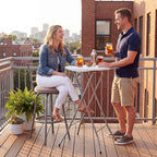 24" Round Folding Cocktail Table-7
