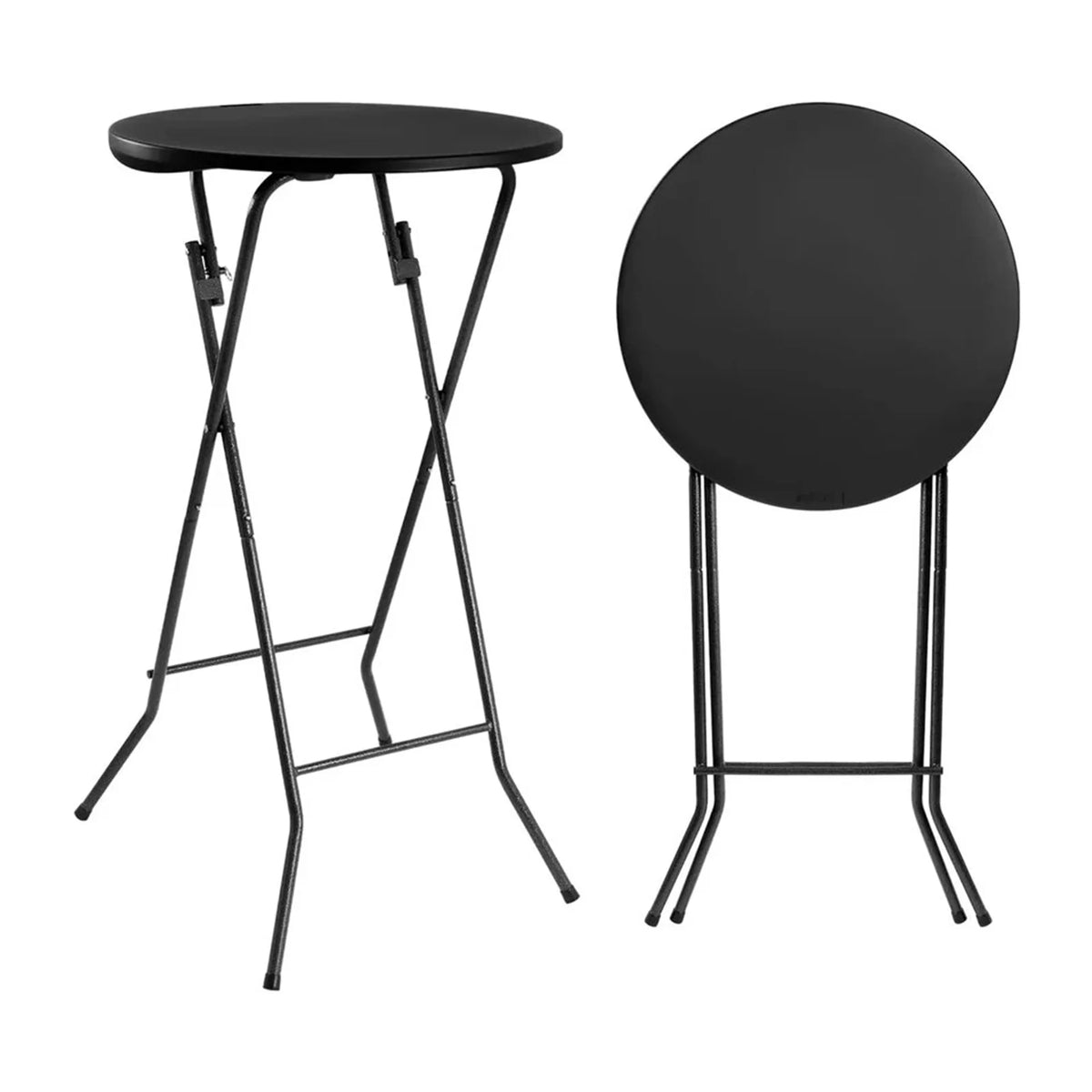 24" Round Folding Cocktail Table2-1
