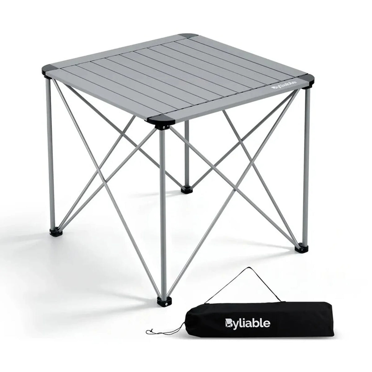 25.3" Portable Square Camping Table