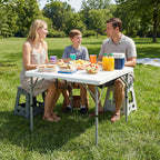 34" Square Folding Table