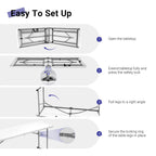 6FT Narrow Folding Table