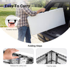 6FT Narrow Folding Table
