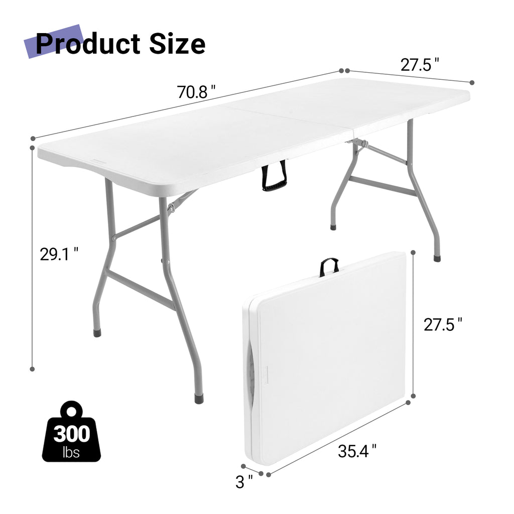 6FT Folding Table