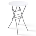 28" Round Folding Cocktail Table