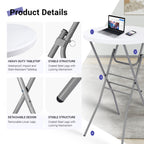 28" Round Folding Cocktail Table