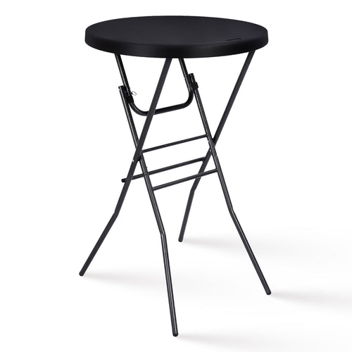 28" Round Folding Cocktail Table
