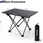 21.7" Compact Folding Camping Table