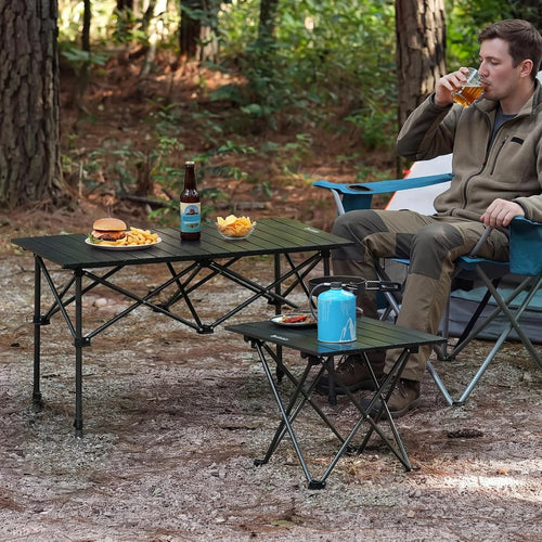 Compact Aluminum Folding Camping Table -2