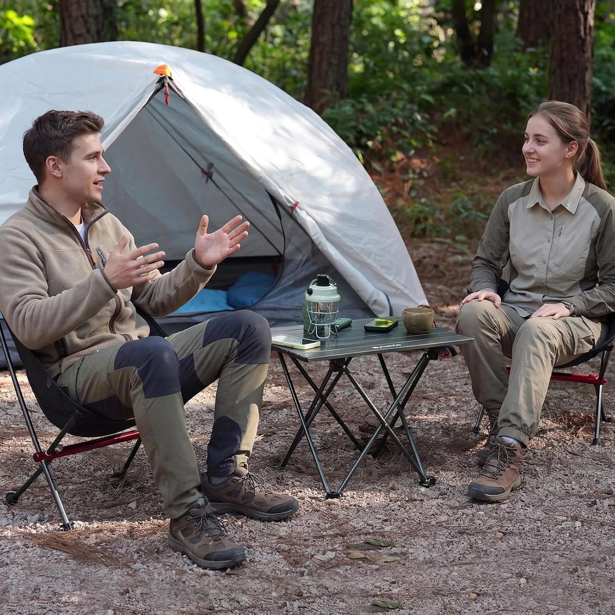 Compact Aluminum Folding Camping Table -3