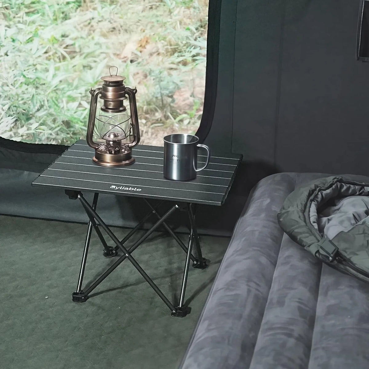 Compact Aluminum Folding Camping Table -4