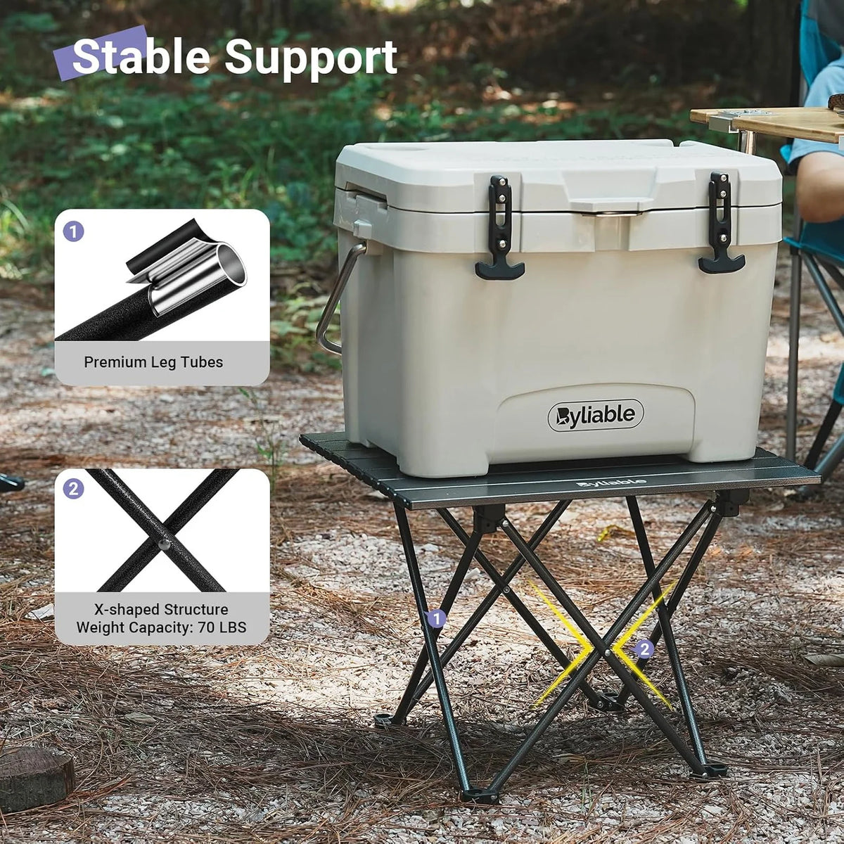 Compact Aluminum Folding Camping Table -5