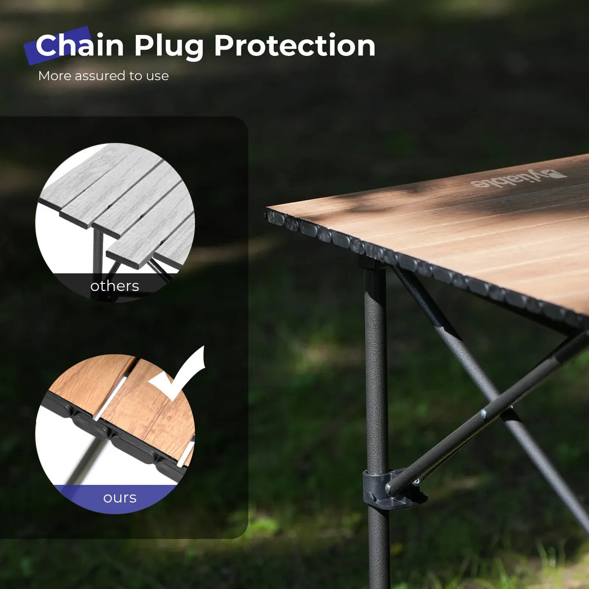 36.8" Folding Camping Table