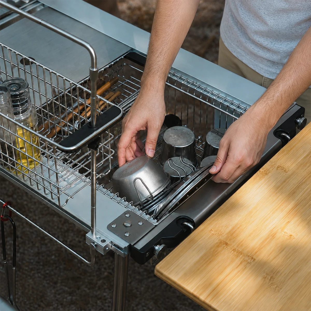 IGT 1 Unit Stainless Steel Drain Basket