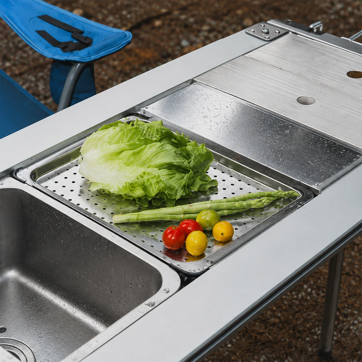 IGT 1 Unit Stainless Steel Sink Cover