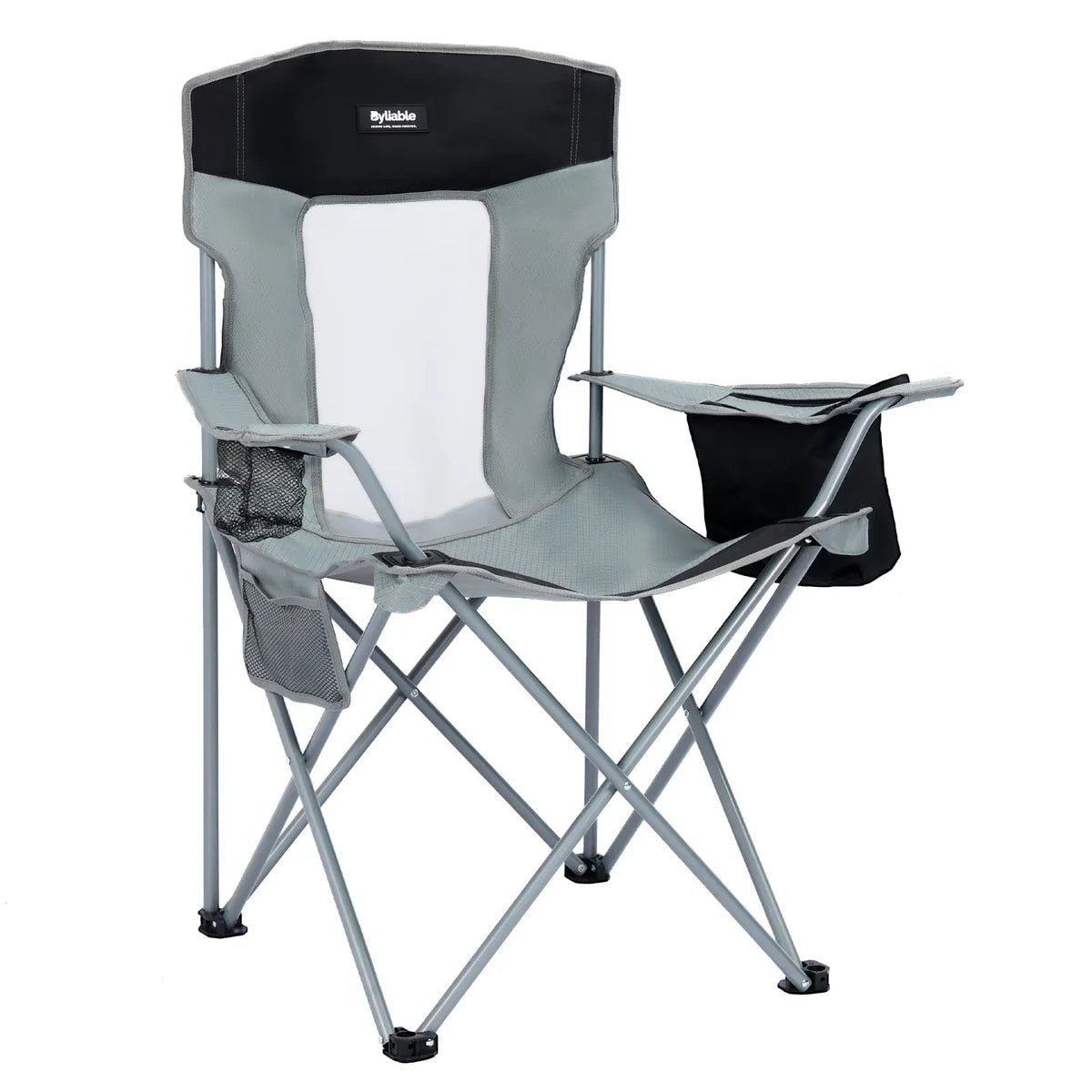Large Folding Camping Chair with Cooler Bag