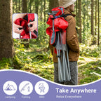 Oversize Folding Camping Chair with Cooler Bag
