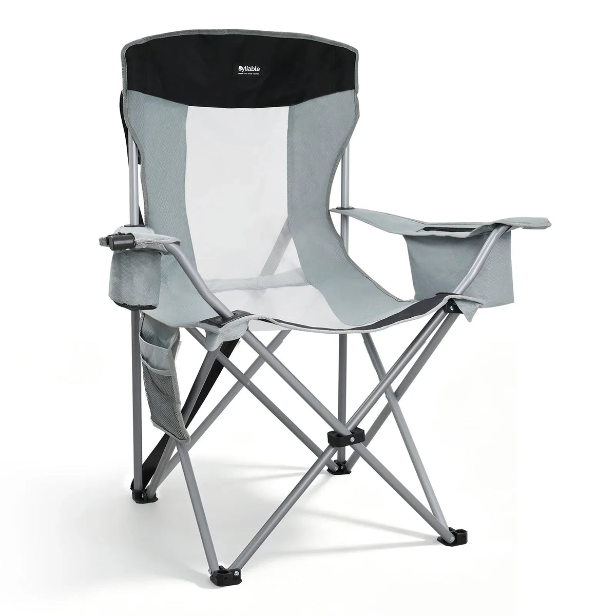 Oversize Folding Camping Chair with Cooler Bag