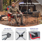 Oversize Folding Camping Chair with Cooler Bag