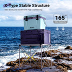 25.3" Portable Square Camping Table