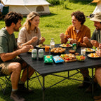Square Aluminum Folding Camping Table-3