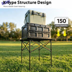 Square Aluminum Folding Camping Table-5