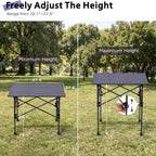 Square Aluminum Folding Camping Table-7