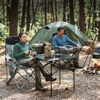 Wollker Folding Camping Chair with Cooler Bag